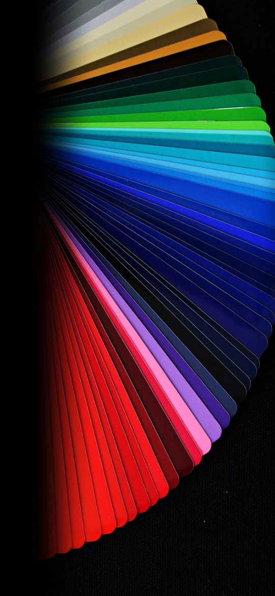 取色器 App 色值详情页截图，展示单个颜色的 HEX、RGB、HSL 数值与相近色梯度预览，深蓝背景